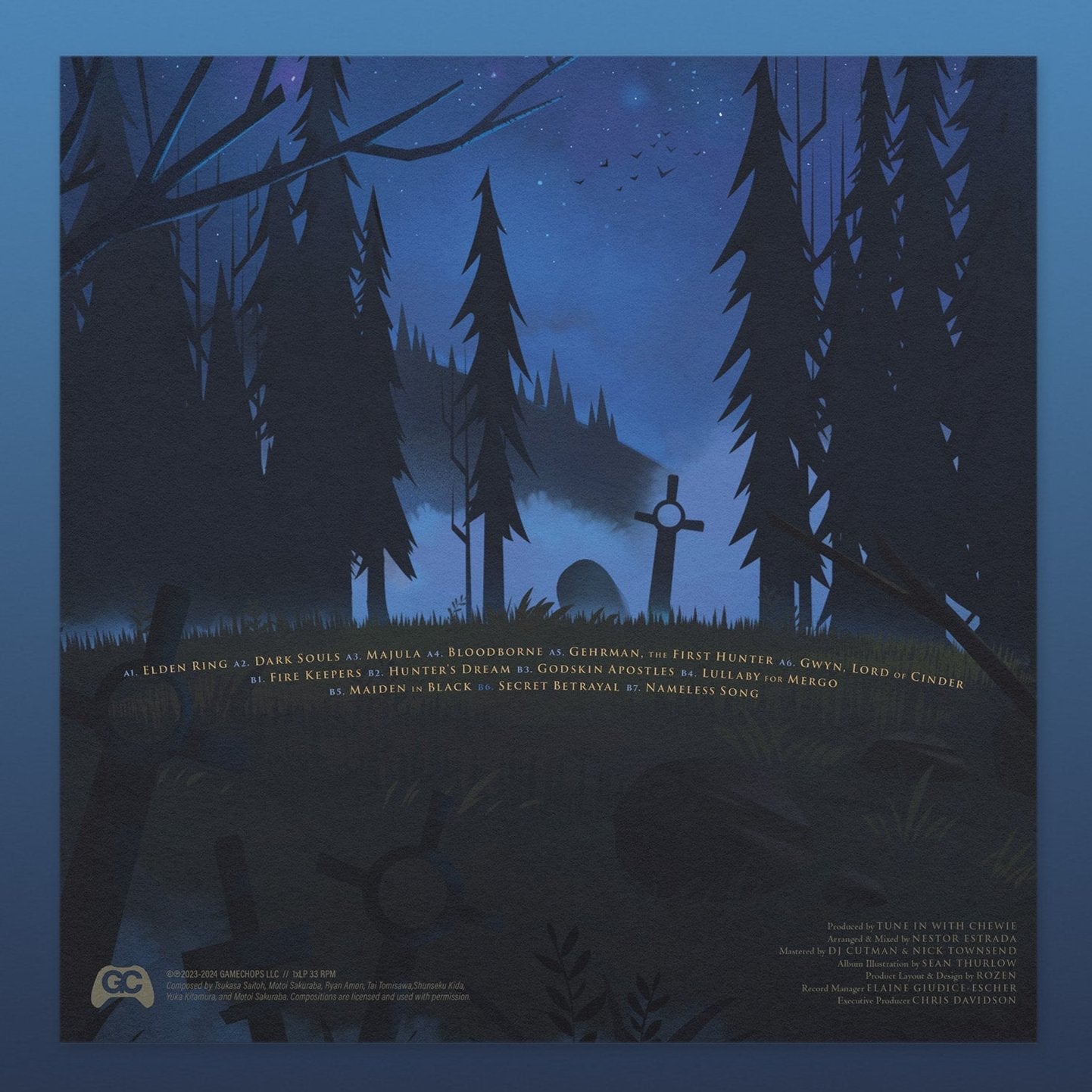 Elden Ring & Dark Souls – Souls & Chill Vinyl Record - Purple Swirl Dark Lo-fi Remixes