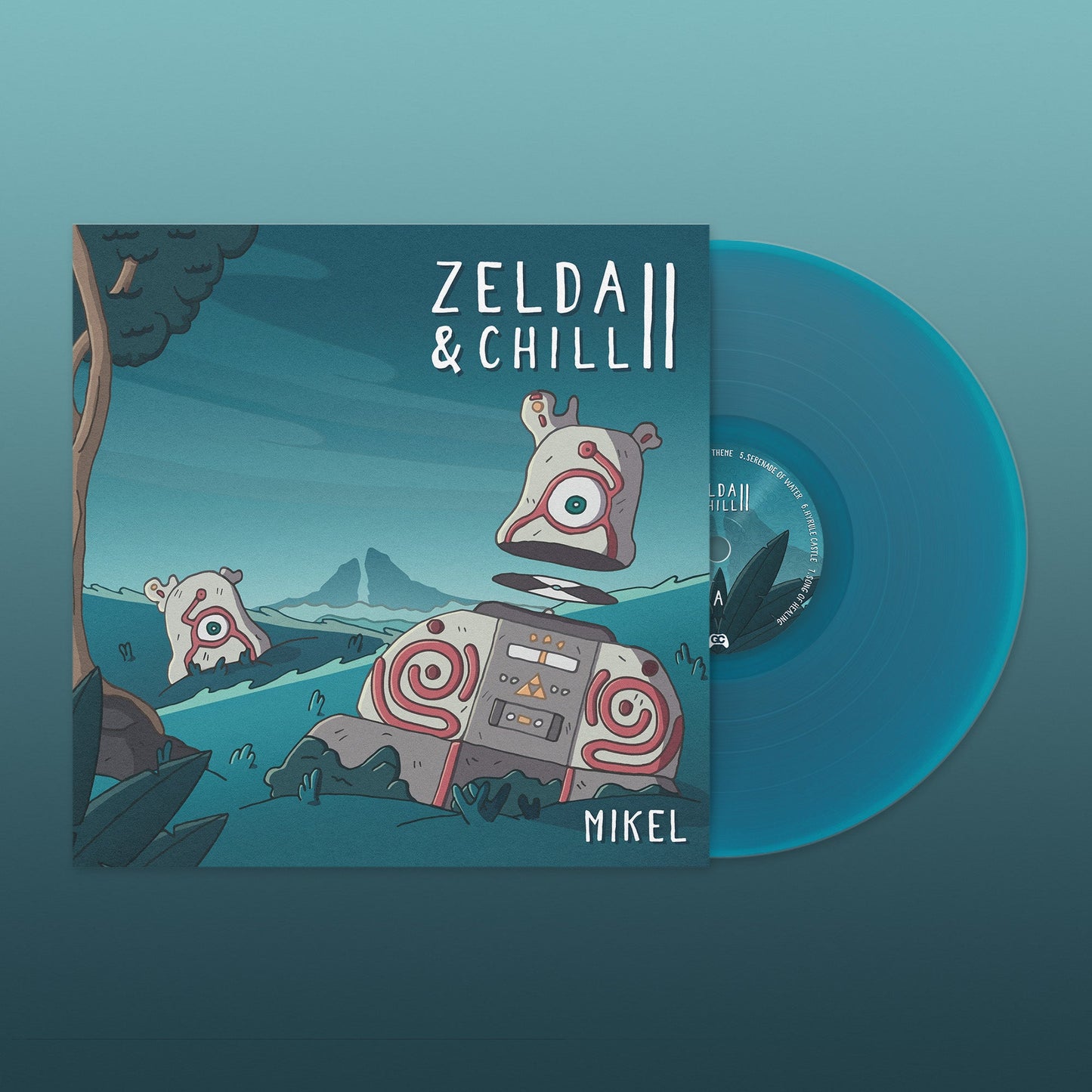 Legend of Zelda – Zelda & Chill II Vinyl Record – Chillhop / Lofi HipHop Beats on clear blue vinyl - Mikel