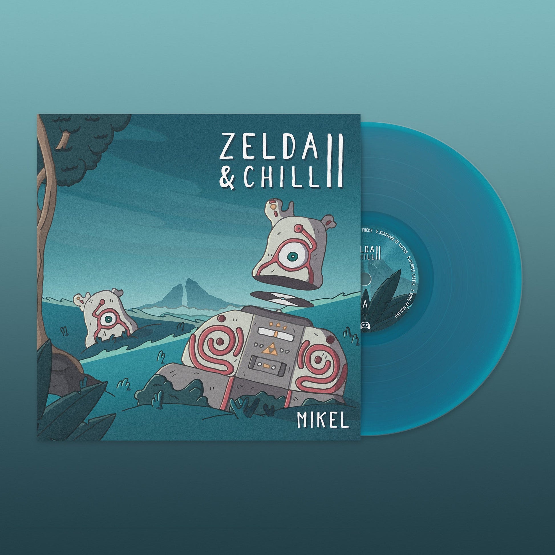 Legend of Zelda – Zelda & Chill II Vinyl Record – Chillhop / Lofi HipHop Beats on clear blue vinyl - Mikel