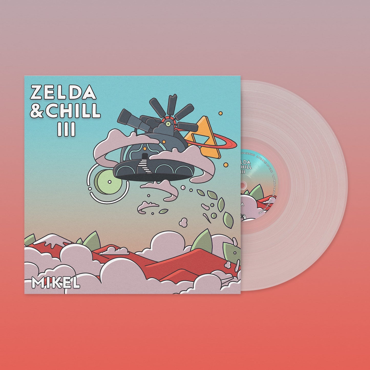 Legend of Zelda – Zelda & Chill III Vinyl Record – Chillhop / Lofi HipHop Beats on frosted vinyl - Mikel
