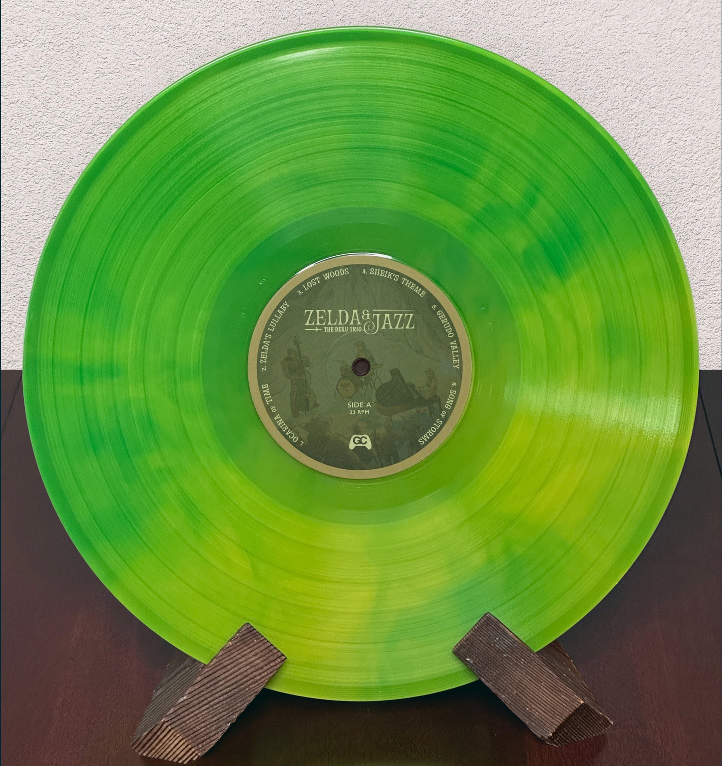 Zelda & Jazz – Ocarina of Time Tribute on Green Marble Vinyl - GameChops