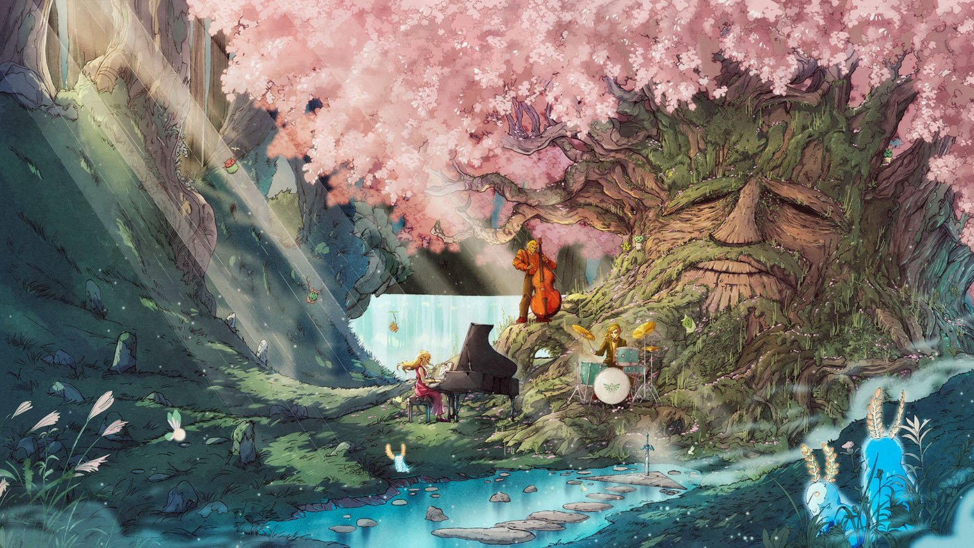 The Deku Trio – Zelda & Jazz II album cover