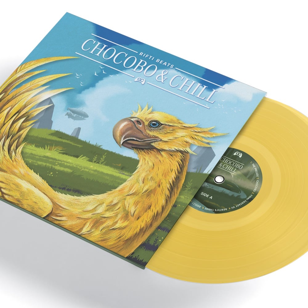 Chocobo & Chill is a  Lofi HipHop Final Fantasy cover album on yellow vinyl