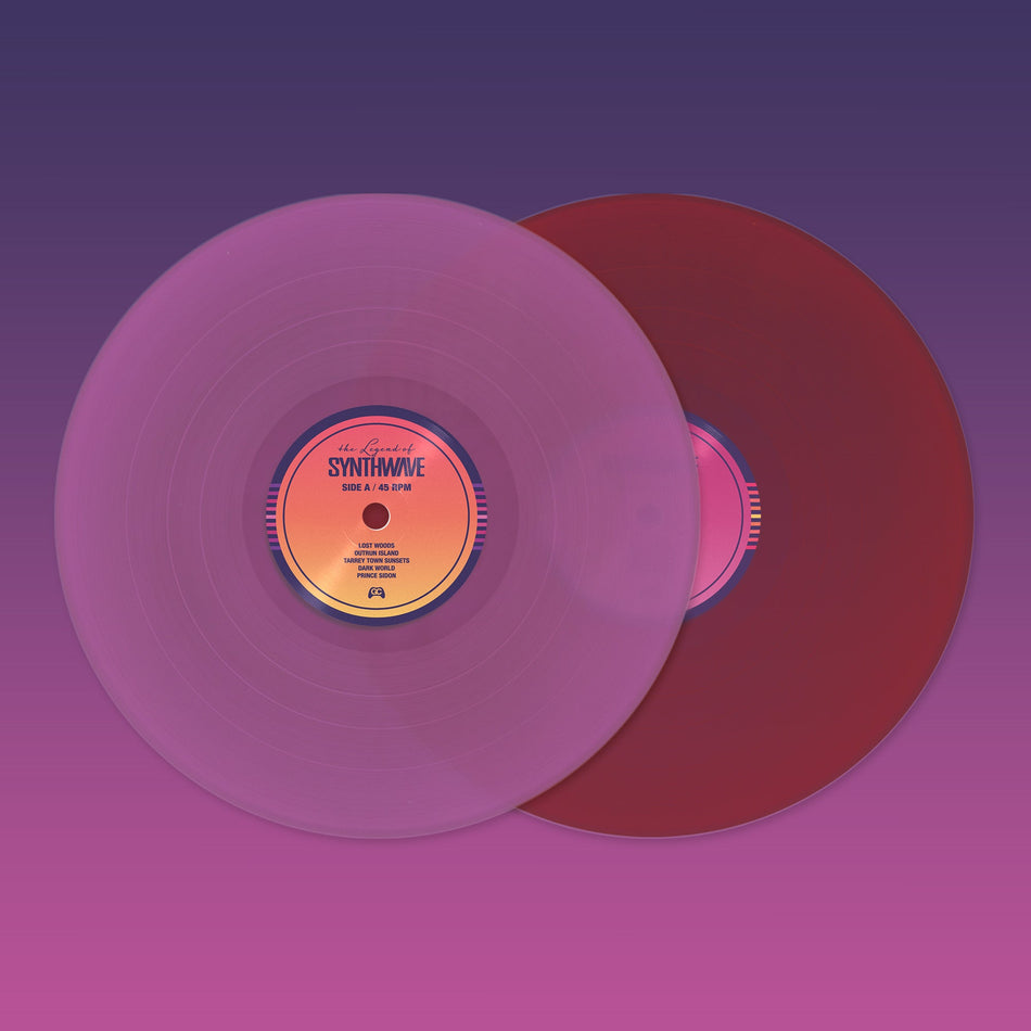 80s synthwave Zelda tribute album on heavyweight colored vinyl 2xLP.