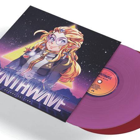 Helynt Legend of Synthwave Deluxe vinyl record set with neon gatefold artwork