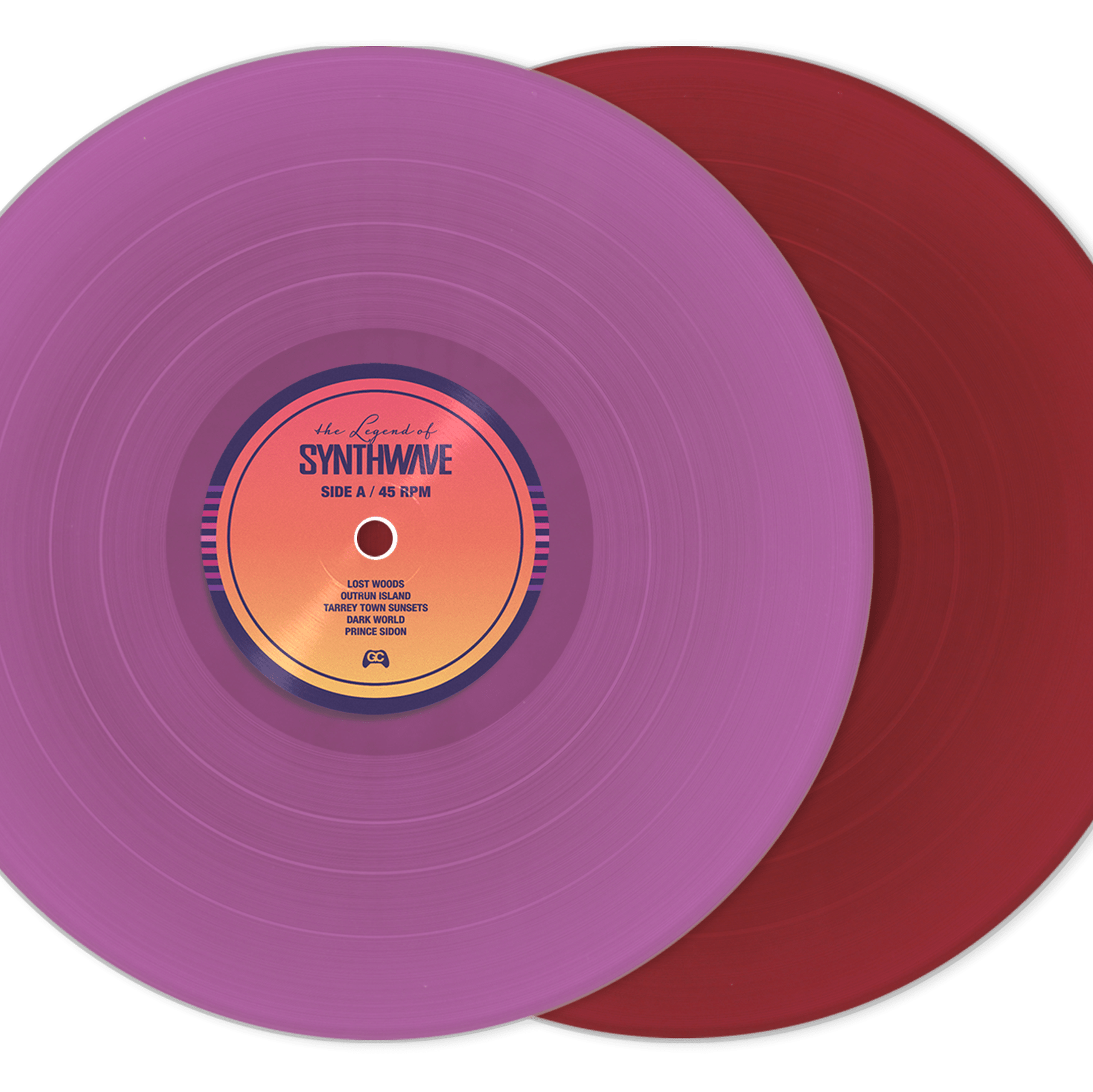80s synthwave Zelda tribute album on heavyweight colored vinyl 2xLP.