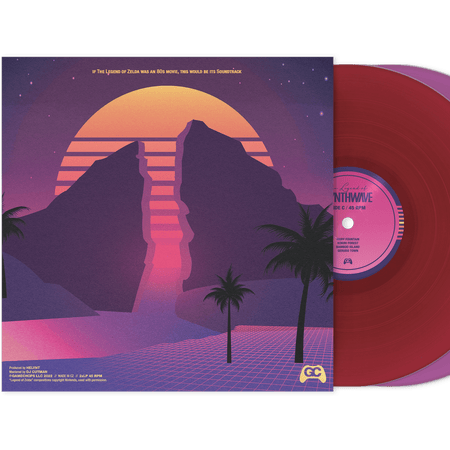 Helynt Legend of Synthwave Deluxe vinyl record set with neon gatefold artwork