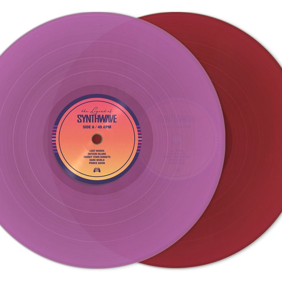 80s synthwave Zelda tribute album on heavyweight colored vinyl 2xLP.