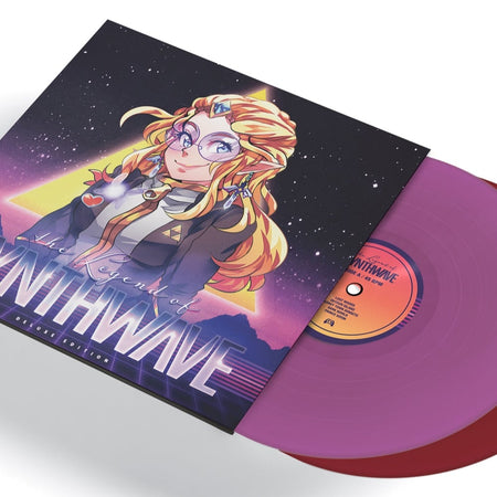 Helynt Legend of Synthwave Deluxe vinyl record set with neon gatefold artwork
