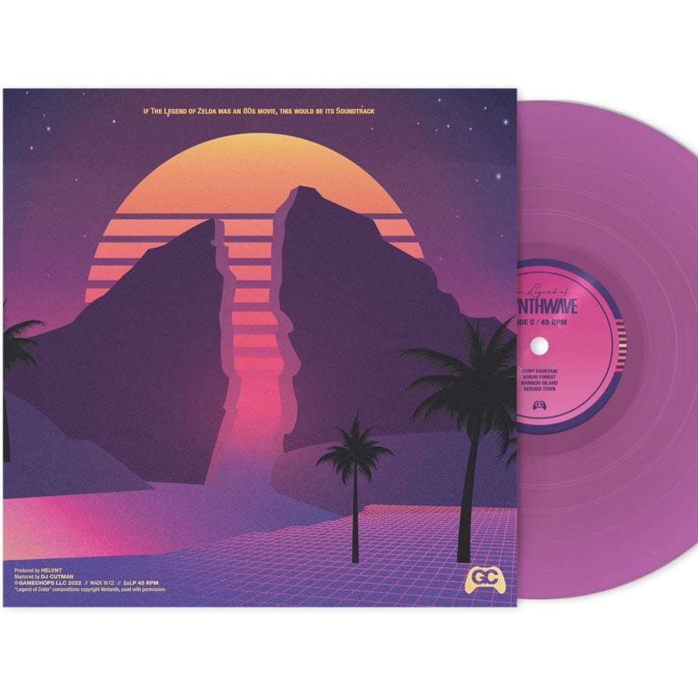 Helynt Legend of Synthwave Deluxe vinyl record set with neon gatefold artwork