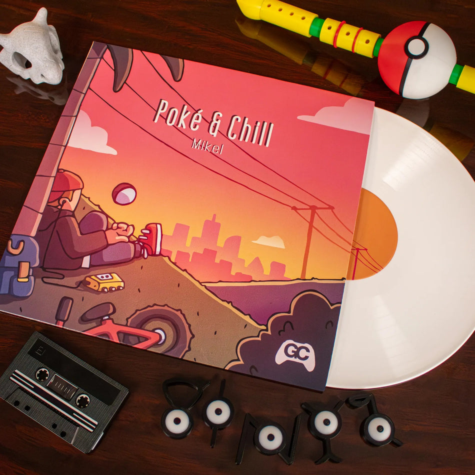 Poké & Chill – Pokémon Lofi Hip Hop on White Vinyl (pre-order) - GameChops