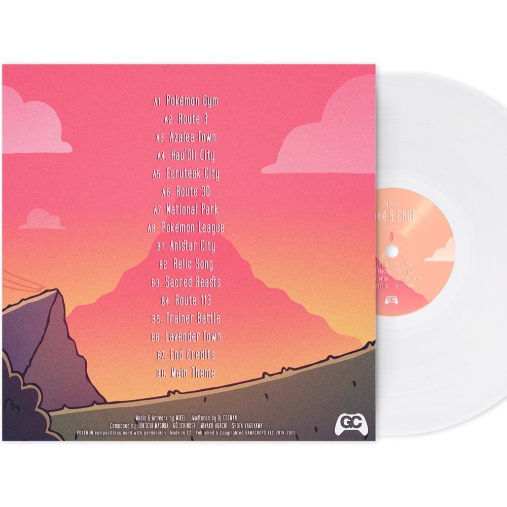 Pokémon – Poké & Chill vinyl Record - Lofi Hiphop / Chillhop Pokémon soundtrack on white vinyl – Mikel