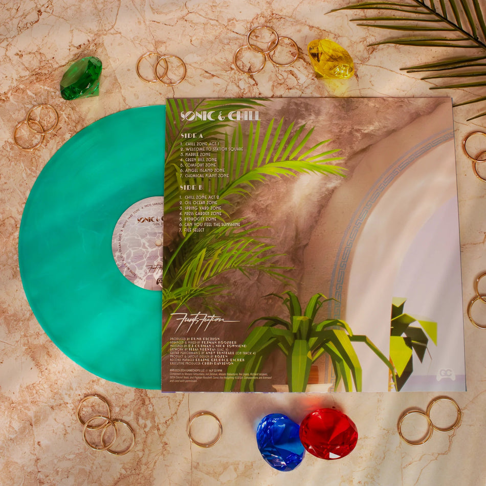 Sonic & Chill – Sonic the Hedgehog Future Funk Maui Blue Vinyl Record - GameChops