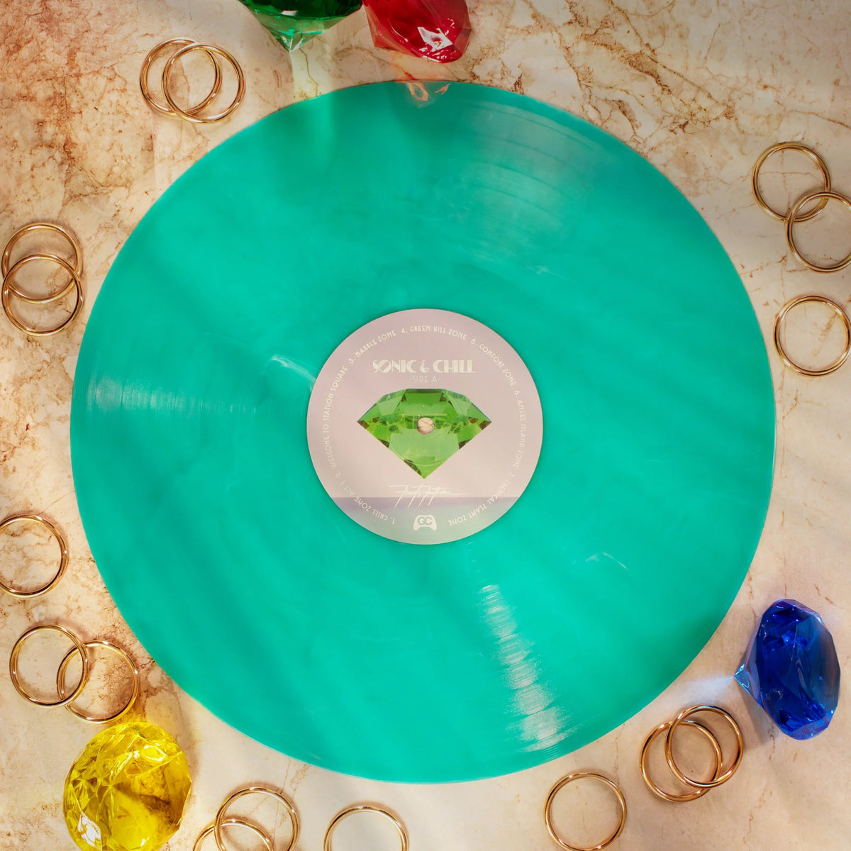 Sonic & Chill – Sonic the Hedgehog Future Funk Maui Blue Vinyl Record - GameChops