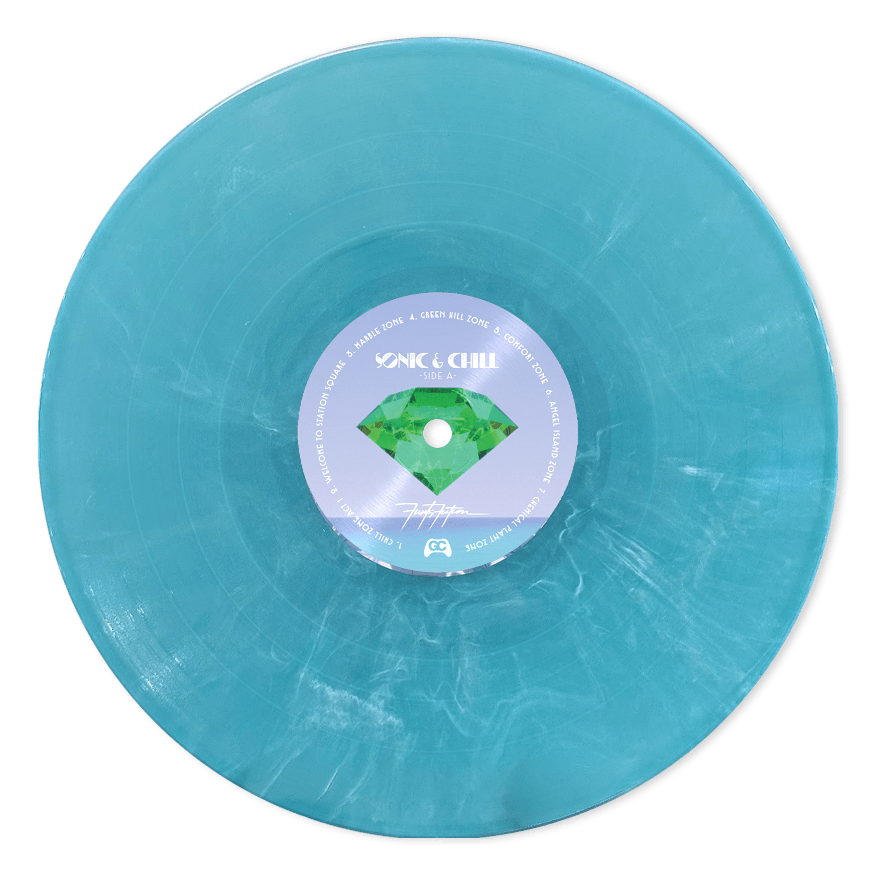 Sonic the Hedgehog remix album Sonic & Chill on limited edition Maui Blue vinyl