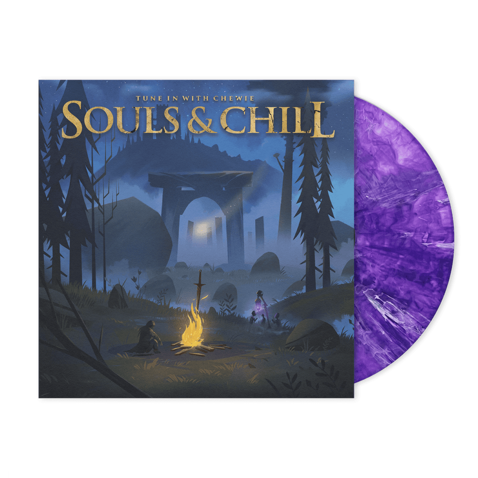 Atmospheric lofi tribute to Elden Ring, Dark Souls, and Bloodborne on collector's vinyl