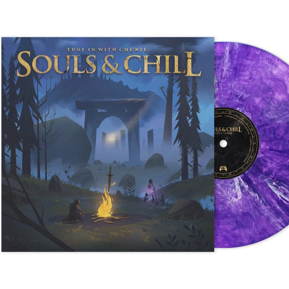 Atmospheric lofi tribute to Elden Ring, Dark Souls, and Bloodborne on collector's vinyl