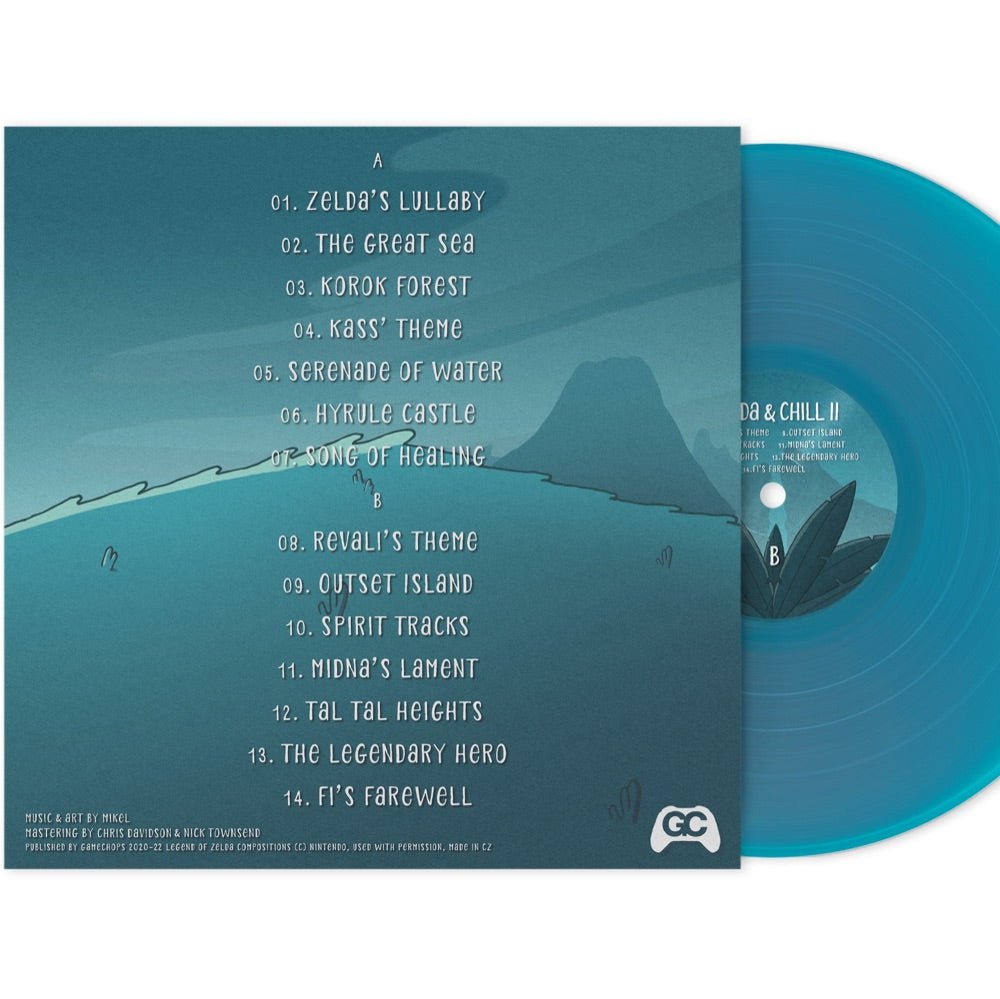 Zelda & Chill II – Chill Lofi on Mellow Blue Vinyl Record