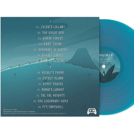 Legend of Zelda – Zelda & Chill II Vinyl Record – Chillhop / Lofi HipHop Beats on clear blue vinyl - Mikel