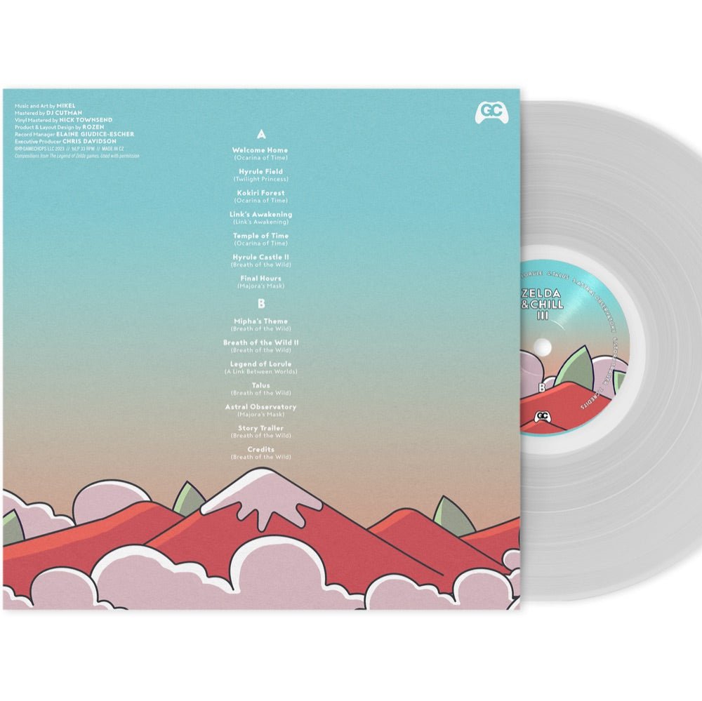 Legend of Zelda – Zelda & Chill III Vinyl Record – Chillhop / Lofi HipHop Beats on frosted vinyl - Mikel