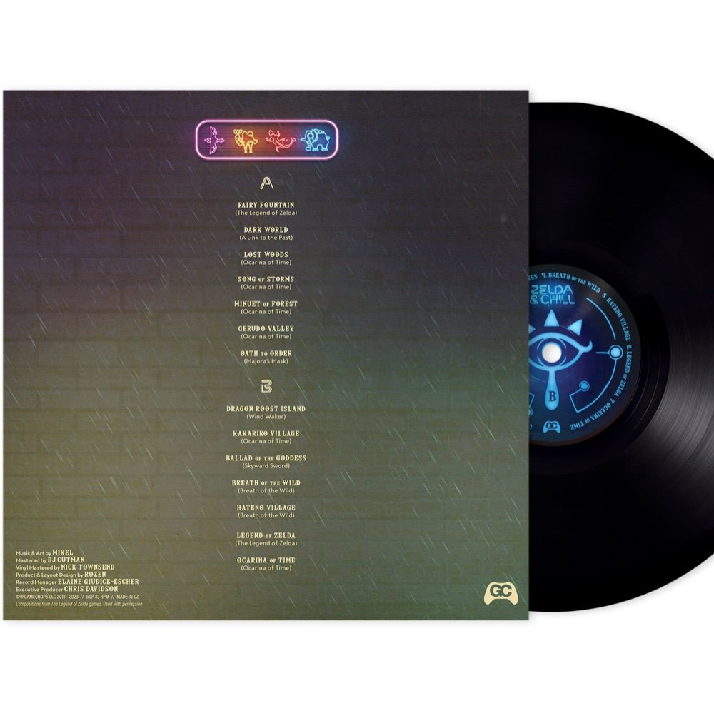 Legend of Zelda – Zelda & Chill Vinyl Record – Chillhop / Lofi HipHop Beats on vinyl - Mikel
