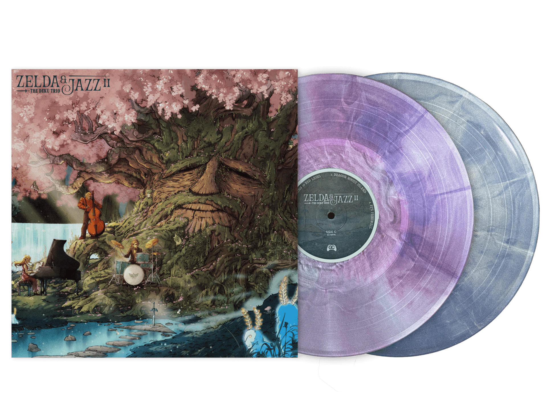 Zelda & Jazz II – Smooth Jazz Double LP on Pink & Blue Vinyl