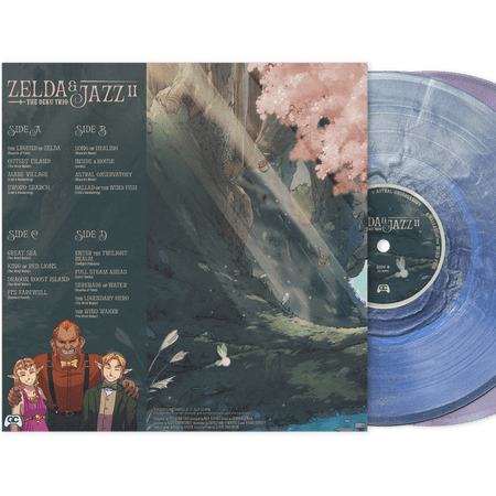 Zelda & Jazz II – Chill Legend of Zelda 2xLP on Pink & Blue Vinyl