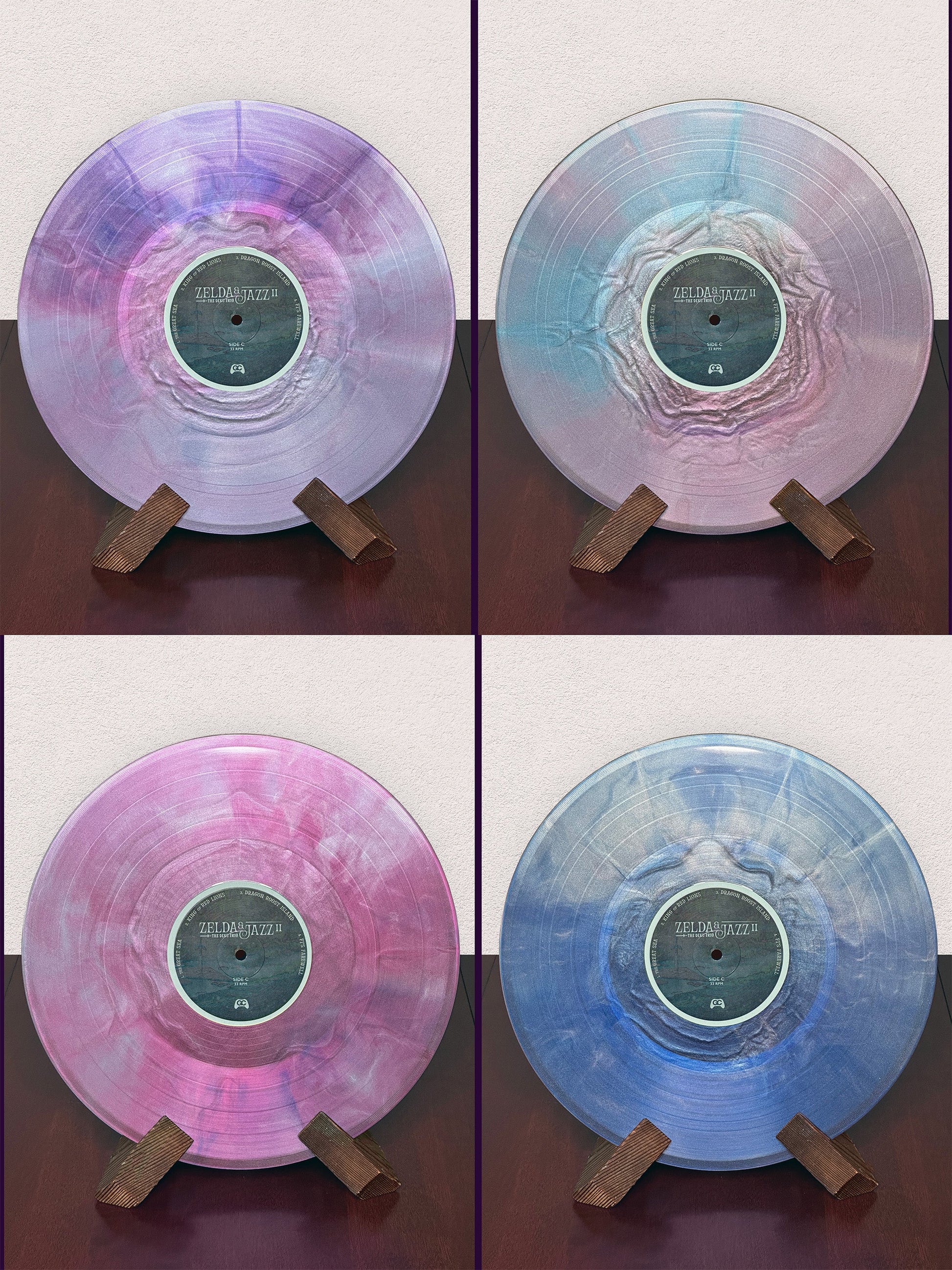 Zelda & Jazz II – Smooth Jazz Double LP on Pink & Blue Marble Vinyl - GameChops