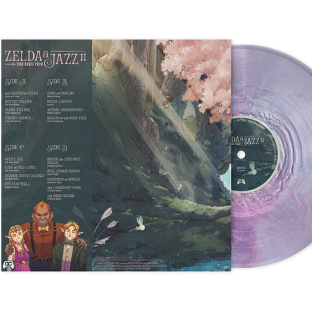 Zelda & Jazz II smooth jazz cover album on colored vinyl with illustrated jacket art