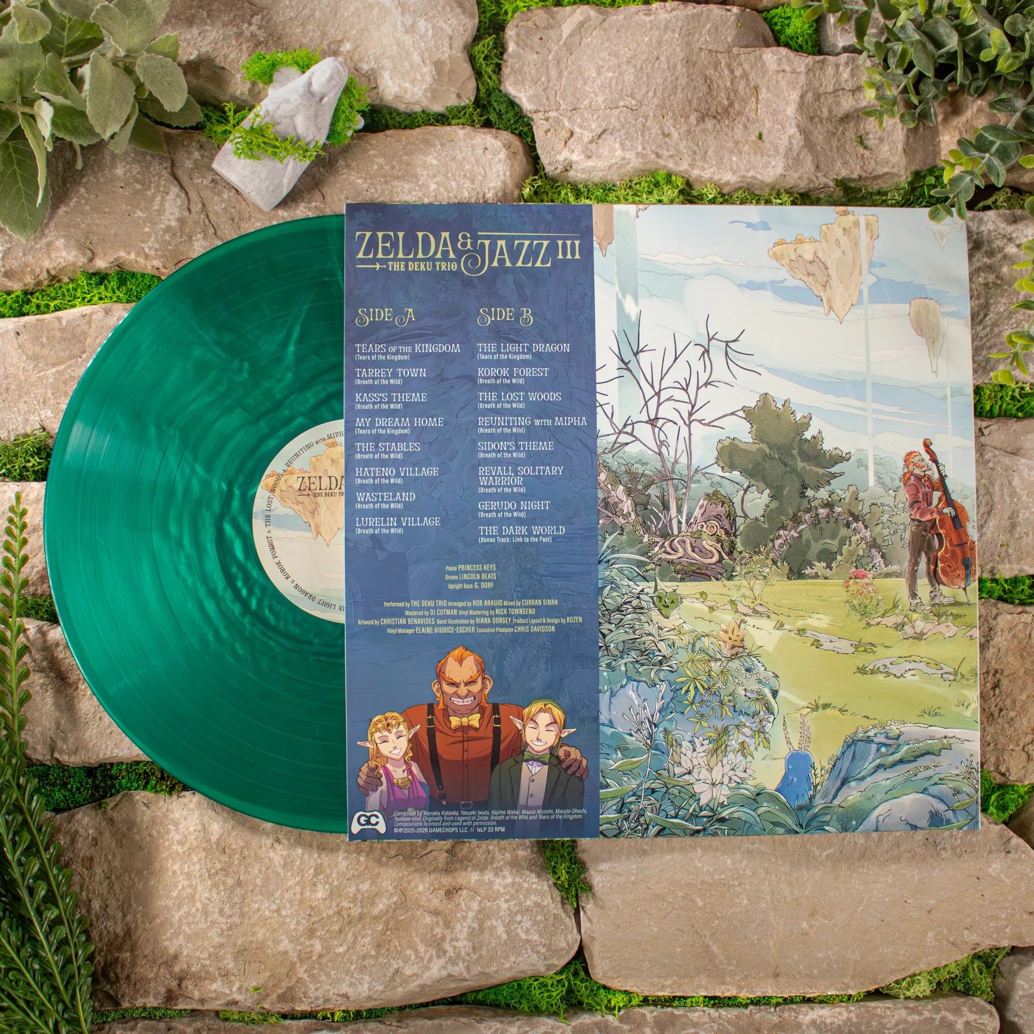 Zelda & Jazz III – Breath of the Wild & Tears of the Kingdom Smooth Jazz Vinyl LP - GameChops