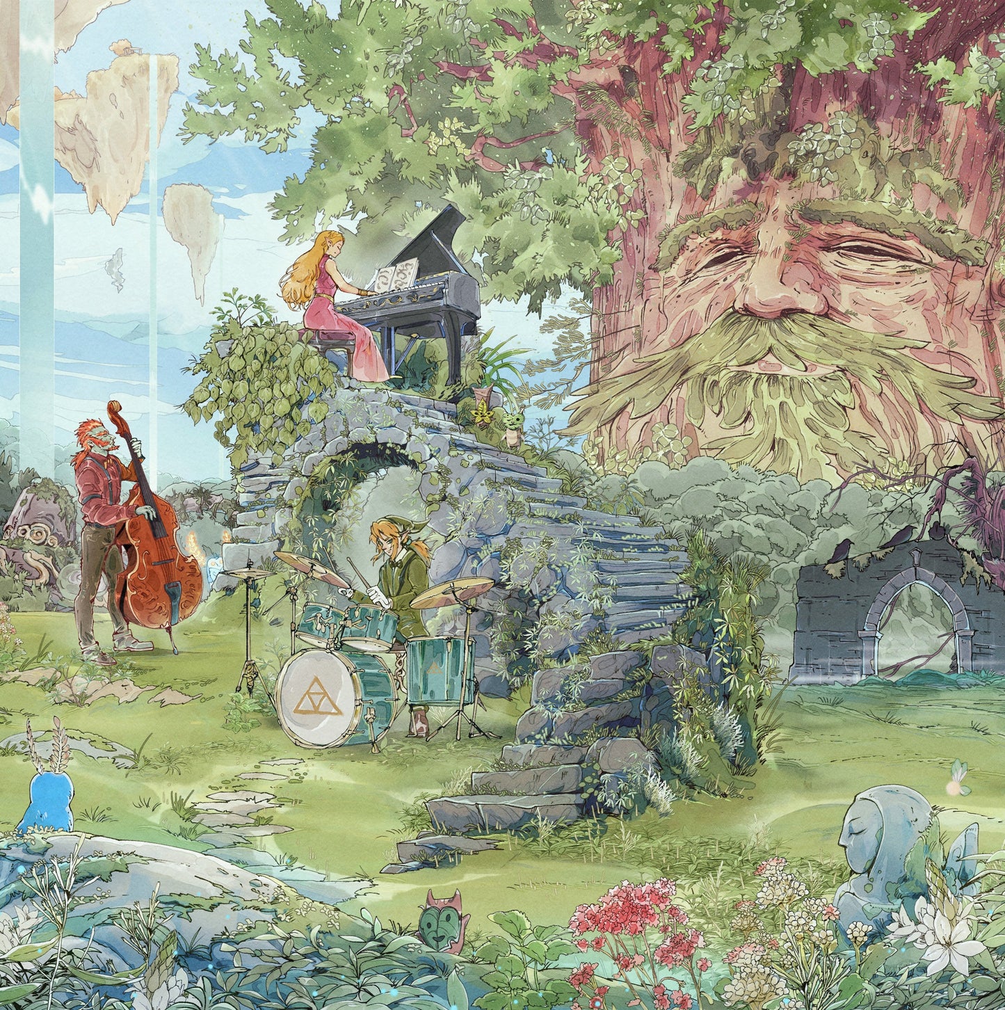 Zelda & Jazz III – Legend of Zelda covers on hand - poured vinyl (pre - order) - GameChops