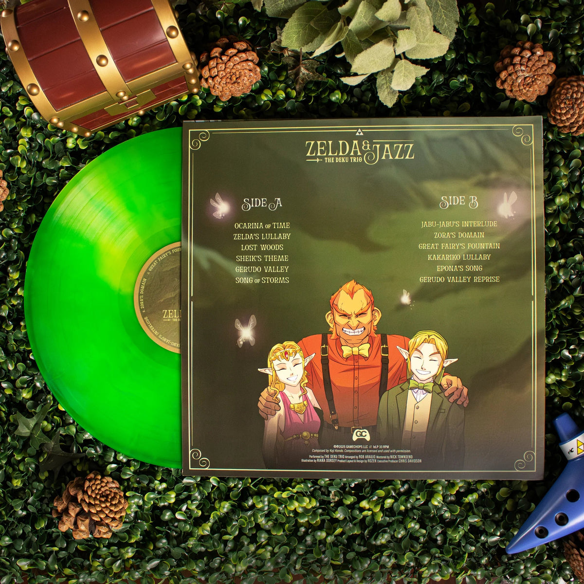Zelda & Jazz – Ocarina of Time Smooth Jazz Vinyl Record - GameChops