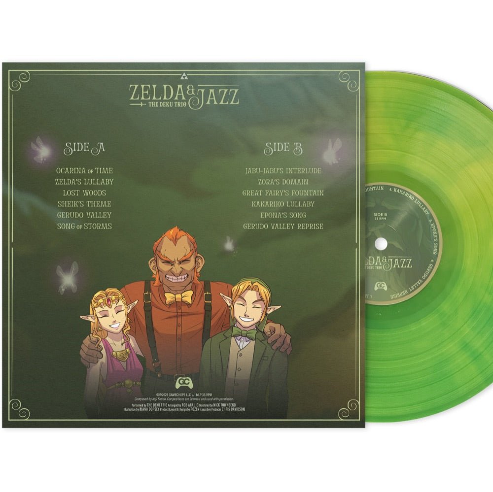 Zelda & Jazz – Ocarina of Time Smooth Jazz Vinyl Record